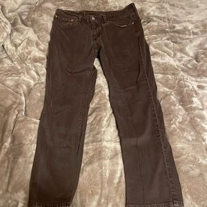 32x29 brown Levi’s tight fitting